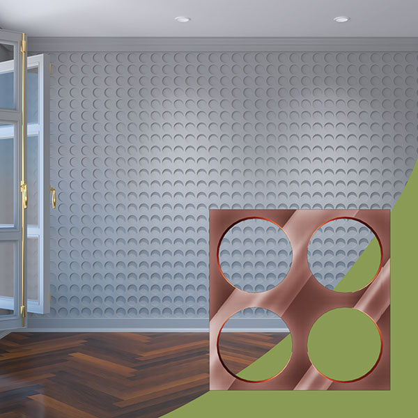 Ekena Millwork WALA08X08X0125WEMRG