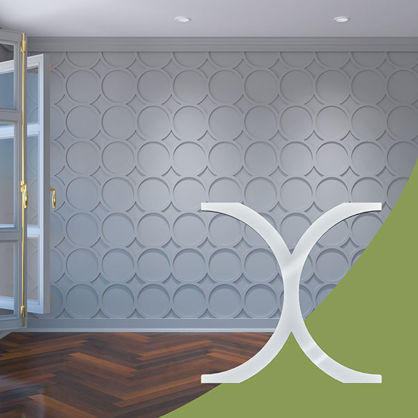 Ekena Millwork WALA12X12X0125BEAWH