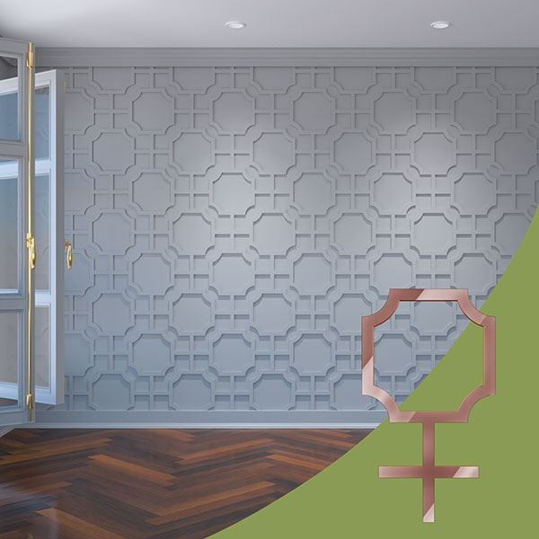 Ekena Millwork WALA12X12X0125BRDRG