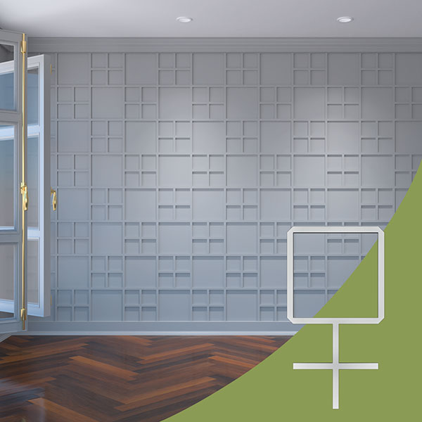 Ekena Millwork WALA12X12X0125BURGR