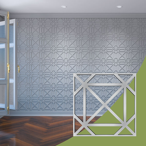 Ekena Millwork WALA12X12X0125BUXGR