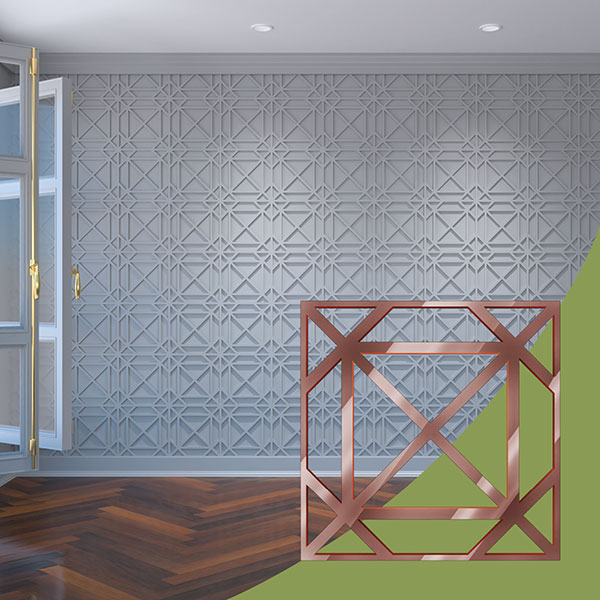 Ekena Millwork WALA12X12X0125BUXRG