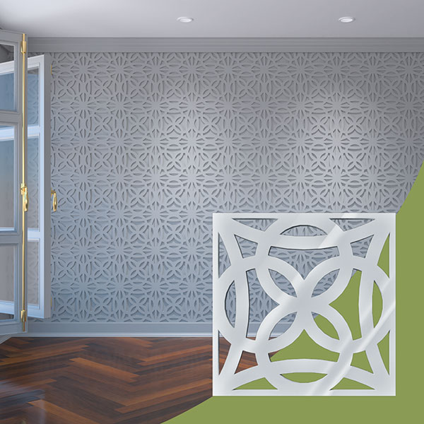 Ekena Millwork WALA12X12X0125BYTWH