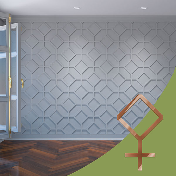 Ekena Millwork WALA12X12X0125CAMBR