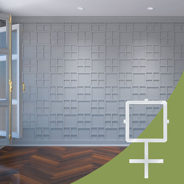 Ekena Millwork WALA12X12X0125CARWH