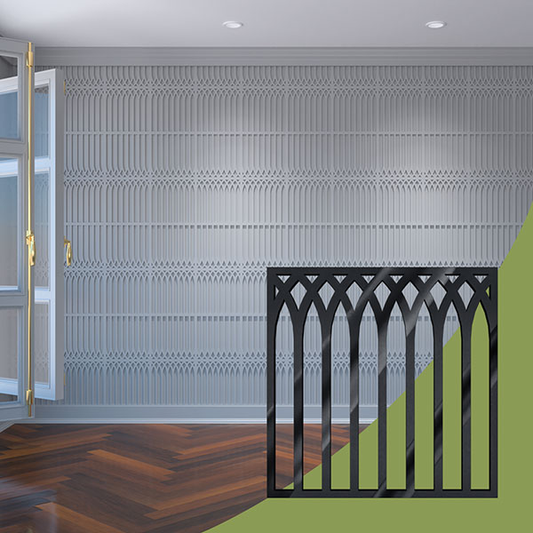 Ekena Millwork WALA12X12X0125CRPBL
