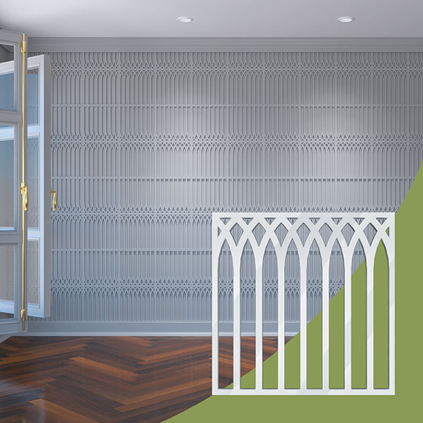 Ekena Millwork WALA12X12X0125CRPWH