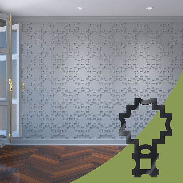 Ekena Millwork WALA12X12X0125CRVBL