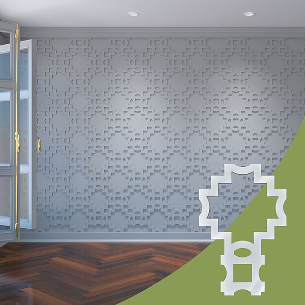 Ekena Millwork WALA12X12X0125CRVWH