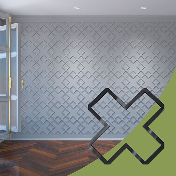 Ekena Millwork WALA12X12X0125FLRBL