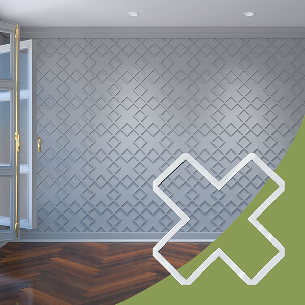 Ekena Millwork WALA12X12X0125FLRWH