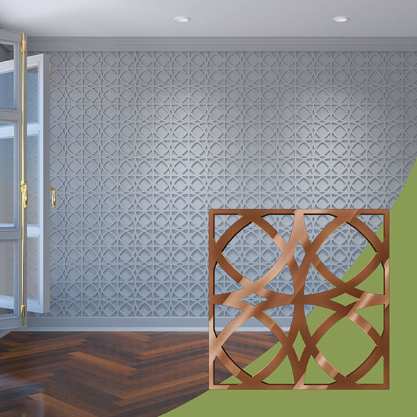 Ekena Millwork WALA12X12X0125FLTBR