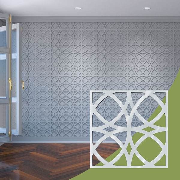 Ekena Millwork WALA12X12X0125FLTWH