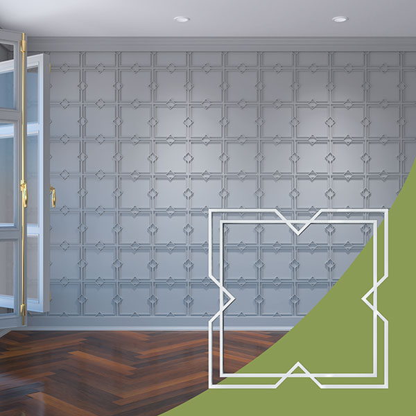 Ekena Millwork WALA12X12X0125FMGWH