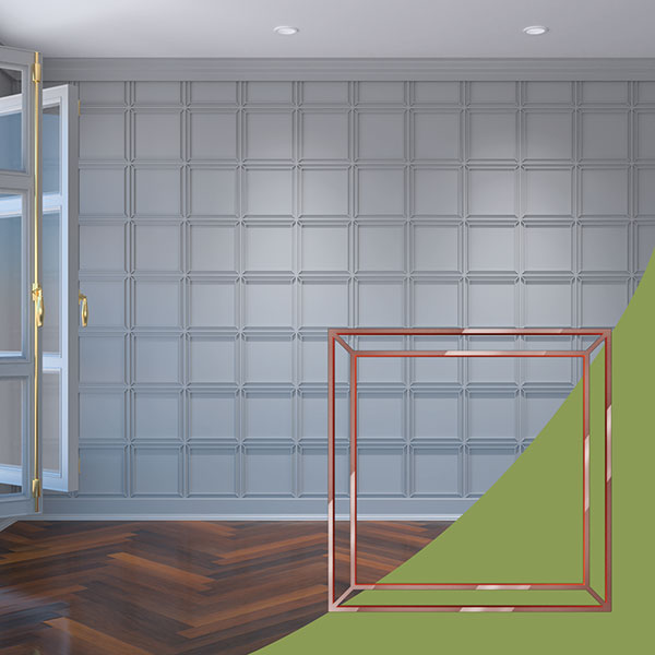 Ekena Millwork WALA12X12X0125FPYRG
