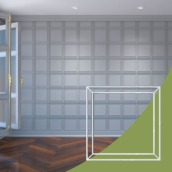 Ekena Millwork WALA12X12X0125FPYWH
