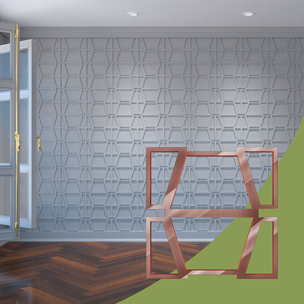 Ekena Millwork WALA12X12X0125GLYRG