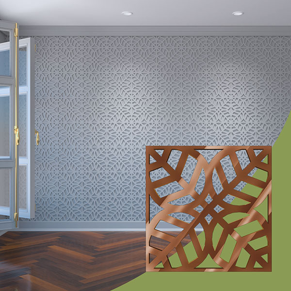 Ekena Millwork WALA12X12X0125GRDBR