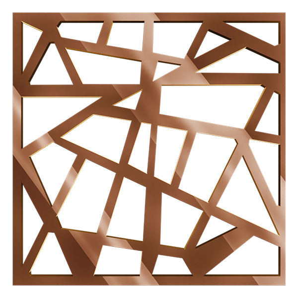 Ekena Millwork WALA12X12X0125HSBBR