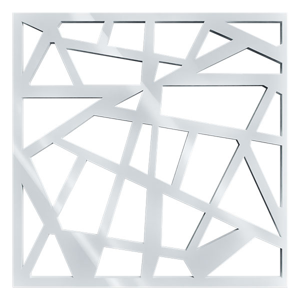 Ekena Millwork WALA12X12X0125HSBWH