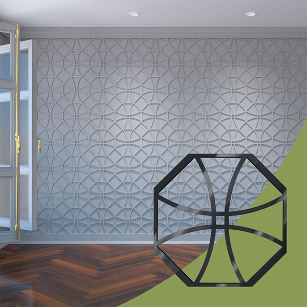 Ekena Millwork WALA12X12X0125HWLBL