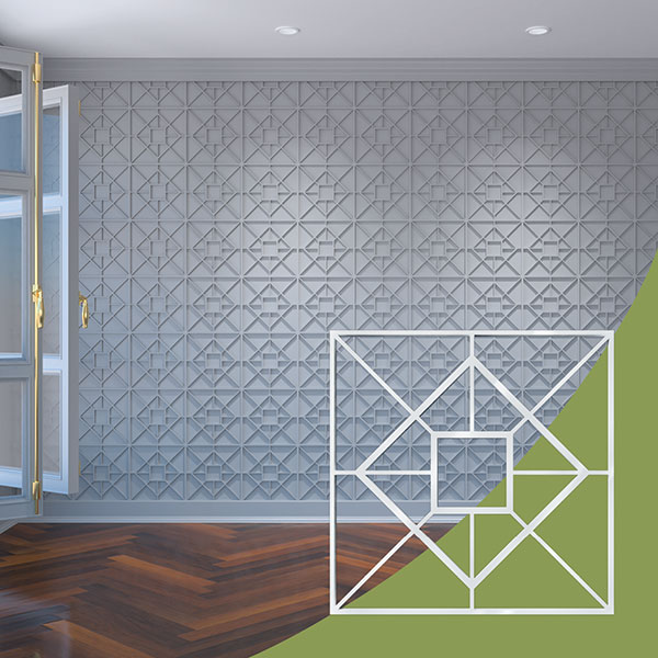 Ekena Millwork WALA12X12X0125JTNWH