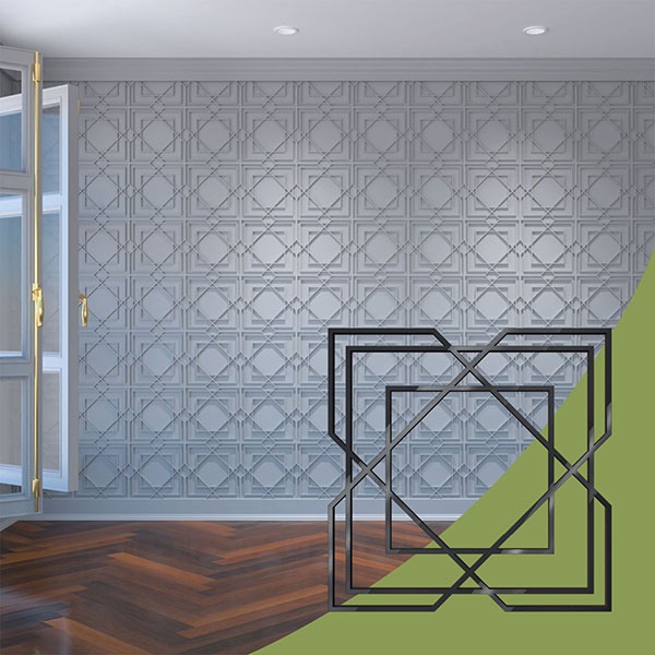 Ekena Millwork WALA12X12X0125LWDBL