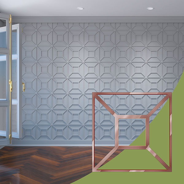 Ekena Millwork WALA12X12X0125MARRG
