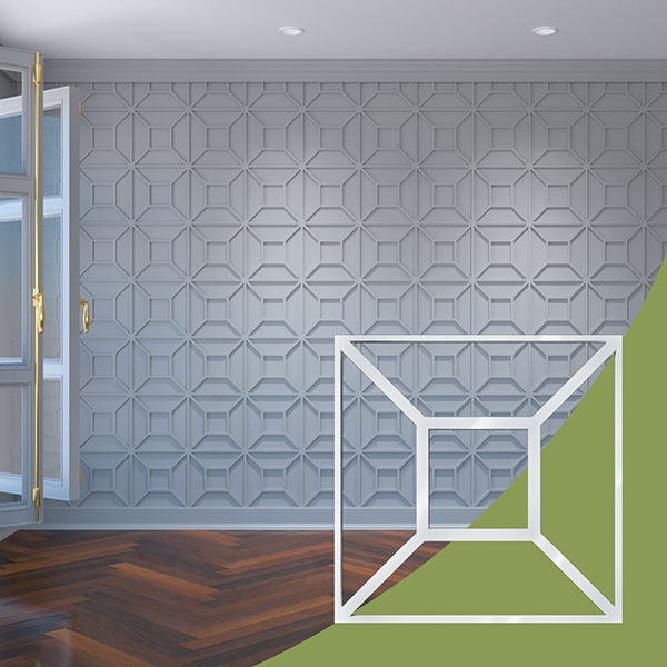 Ekena Millwork WALA12X12X0125MARWH