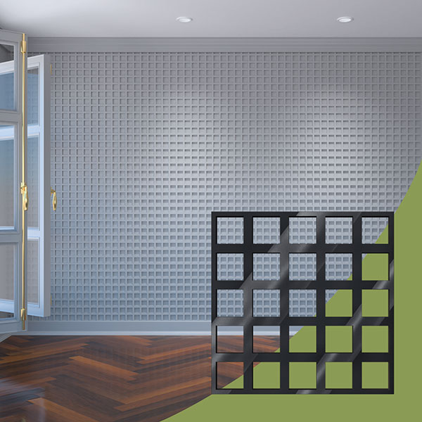 Ekena Millwork WALA12X12X0125MNCBL