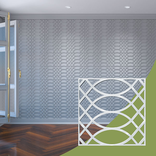 Ekena Millwork WALA12X12X0125MNTWH