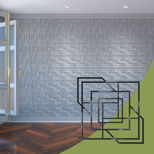 Ekena Millwork WALA12X12X0125NWDBL