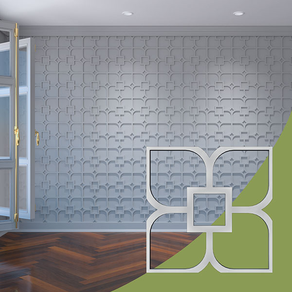 Ekena Millwork WALA12X12X0125OLVGR