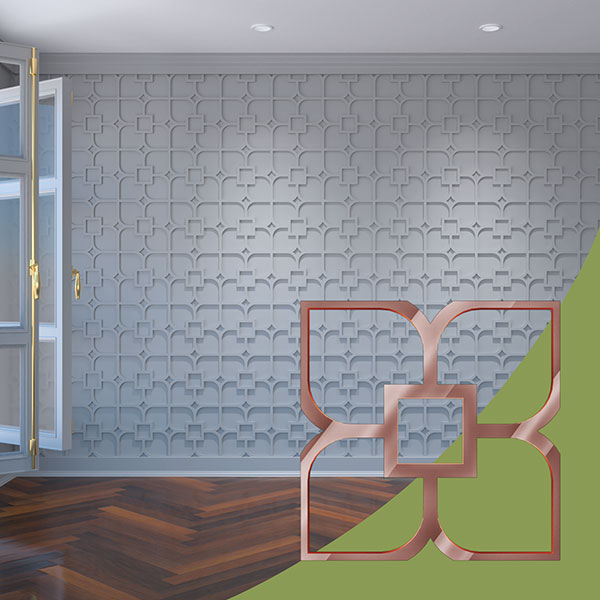Ekena Millwork WALA12X12X0125OLVRG