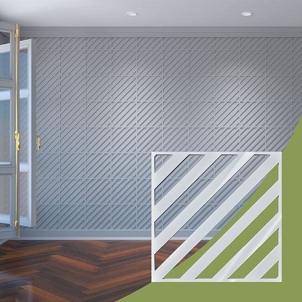 Ekena Millwork WALA12X12X0125RTWWH