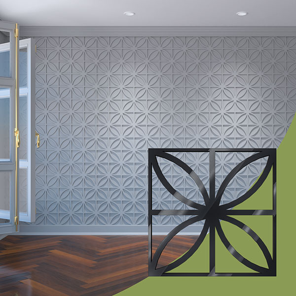 Ekena Millwork WALA12X12X0125SWNBL