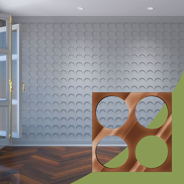 Ekena Millwork WALA12X12X0125WEMBR