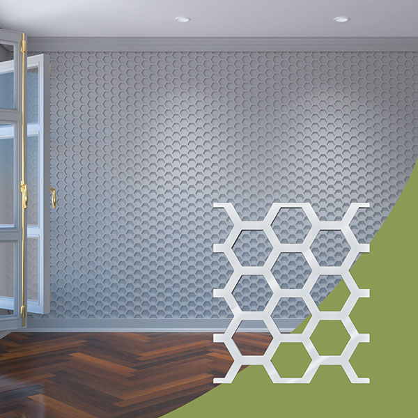 Ekena Millwork WALA12X12X0125WSTWH