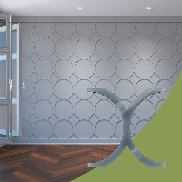 Ekena Millwork WALA16X16X0125BEADG