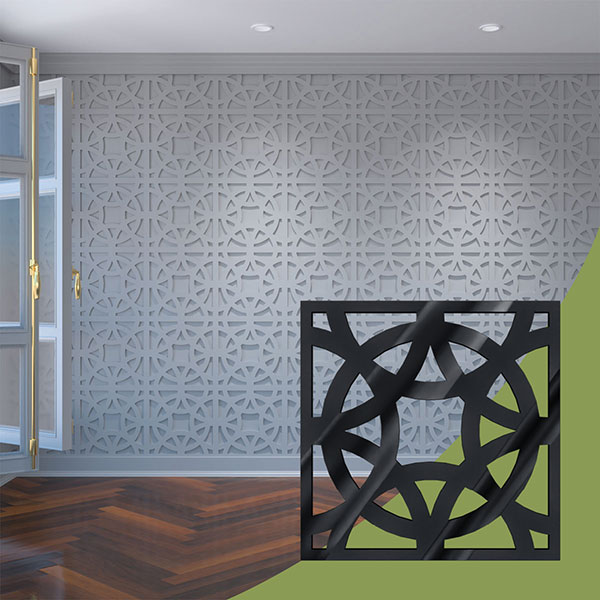 Ekena Millwork WALA16X16X0125BNEBL