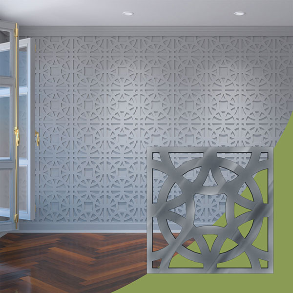 Ekena Millwork WALA16X16X0125BNEWH