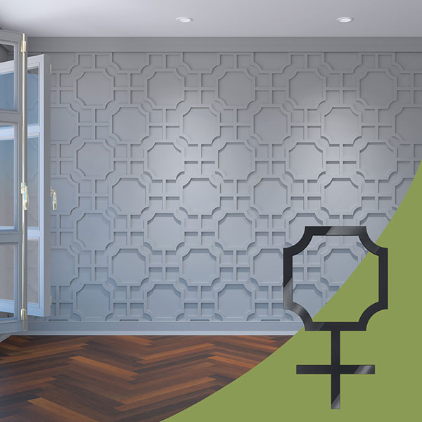Ekena Millwork WALA16X16X0125BRDBL