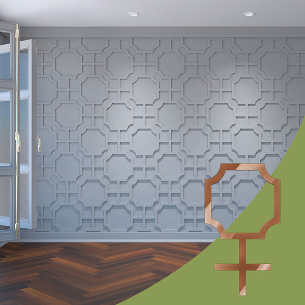Ekena Millwork WALA16X16X0125BRDBR