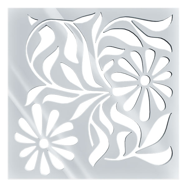 Ekena Millwork WALA16X16X0125BRTWH