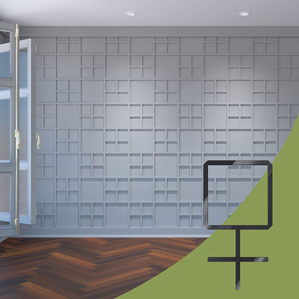 Ekena Millwork WALA16X16X0125BURBL