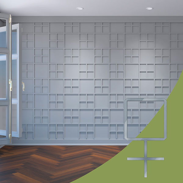 Ekena Millwork WALA16X16X0125BURDG
