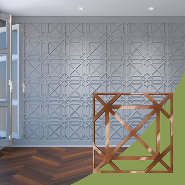Ekena Millwork WALA16X16X0125BUXBR