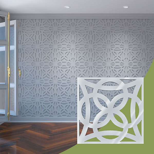 Ekena Millwork WALA16X16X0125BYTWH