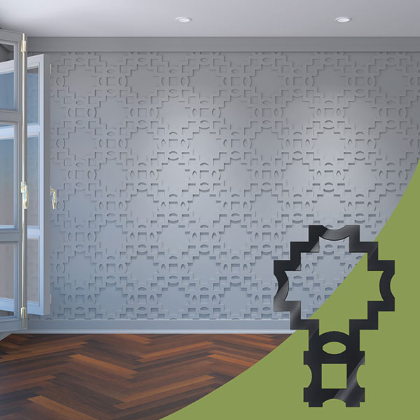 Ekena Millwork WALA16X16X0125CRVBL