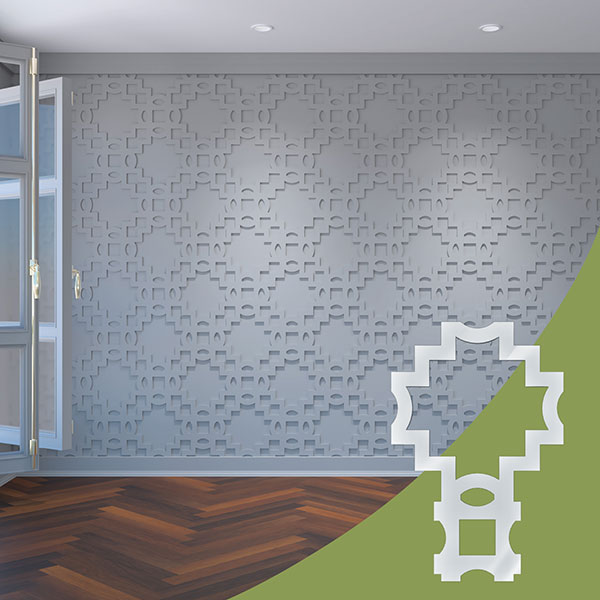 Ekena Millwork WALA16X16X0125CRVWH